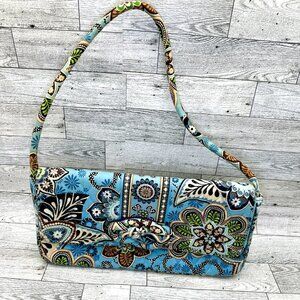 Vera Bradley Bali Blue Knot Just a Clutch Shoulder Bag/Purse